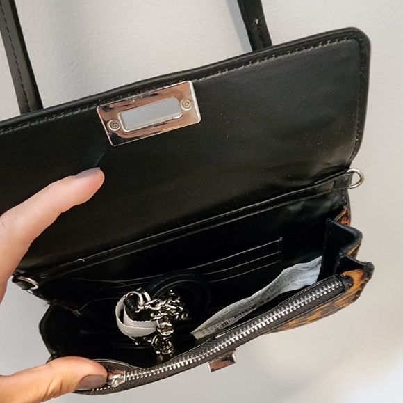 NWT ZARA Leather Leopard Multiway Crossbody Bag - Picture 7 of 7